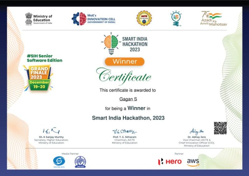 Smart India Hackathon 2023